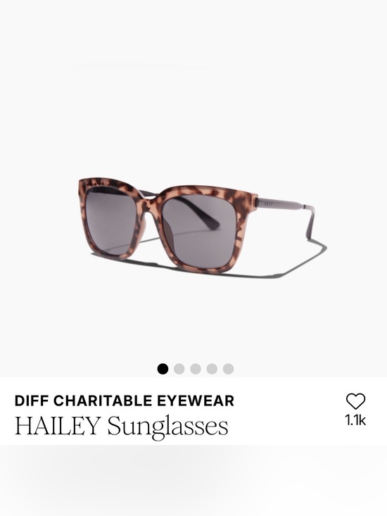 Diff Eyewear Hailey Sunglasses - Brown Tortoise with Gray Lenses main image 6
